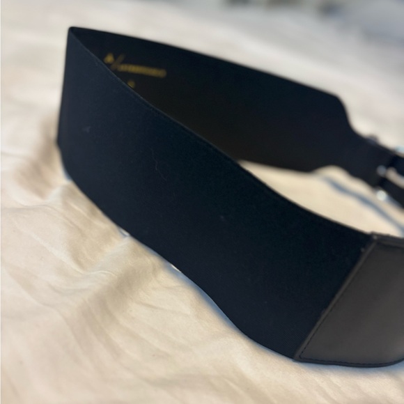 Anthropologie Black Belt with Silver Buckle - Picture 5 of 5